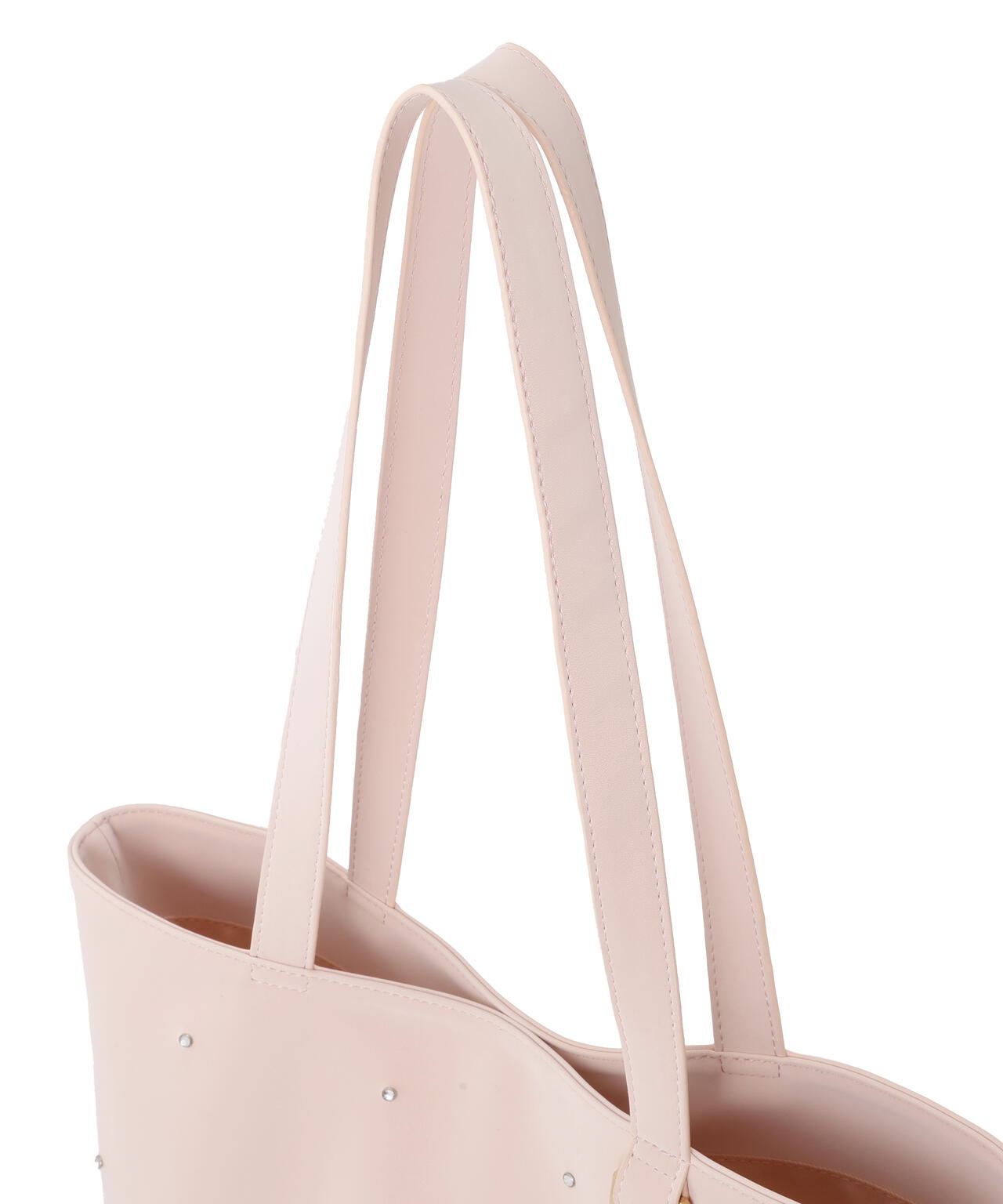 ビジューリボントートバッグ