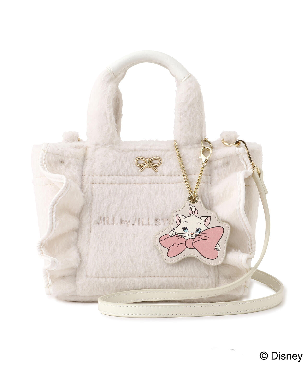 ジルバイジルスチュアート　ディズニーマリー　ミニフリルトートバッグ Disney Marie/ミニフリルトートバッグ | JILL by JILL STUART（ジル