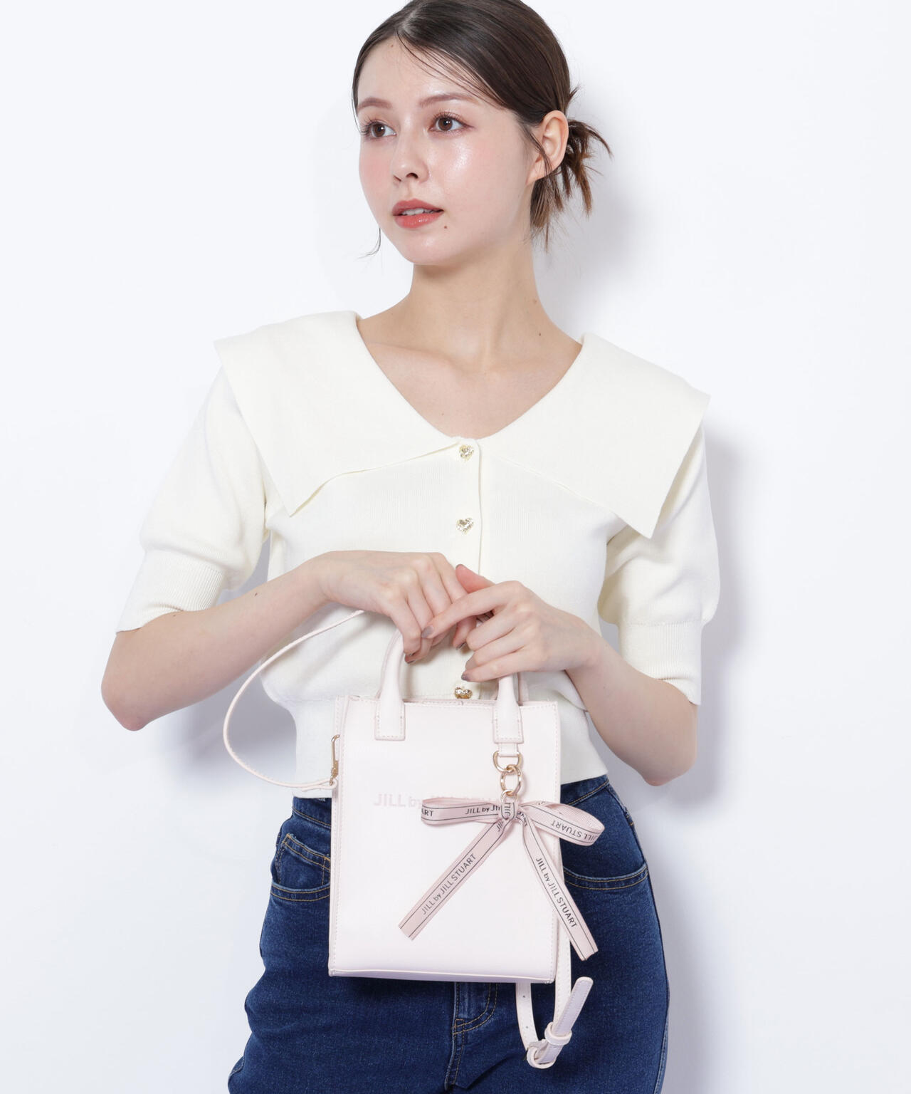 チャーム付きミニトートバッグ | JILL by JILL STUART（ジル バイ ジル