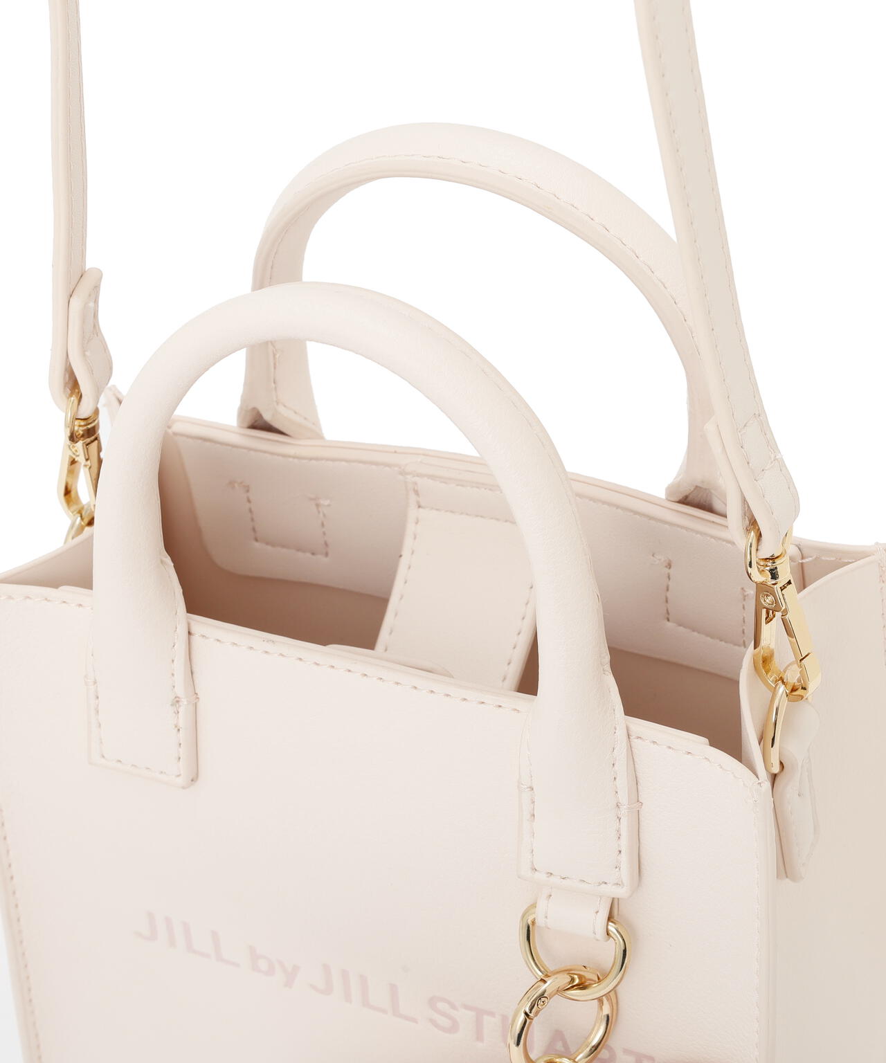 チャーム付きミニトートバッグ