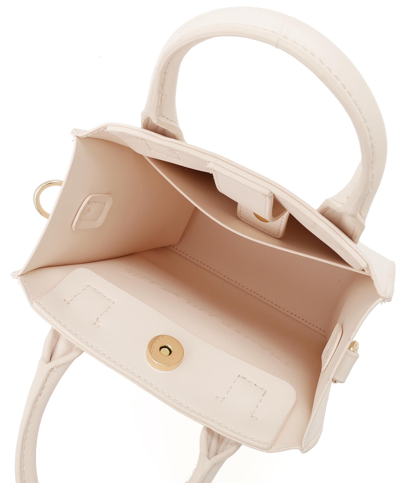 チャーム付きミニトートバッグ