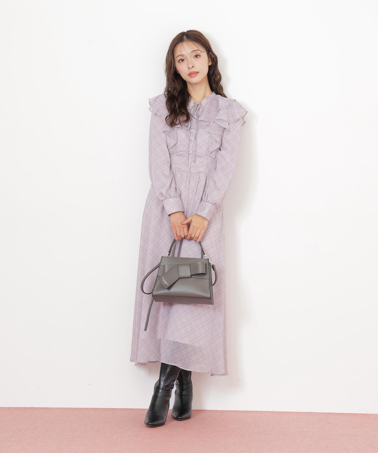 ＜リボンシリーズ＞ワンハンドルバッグ