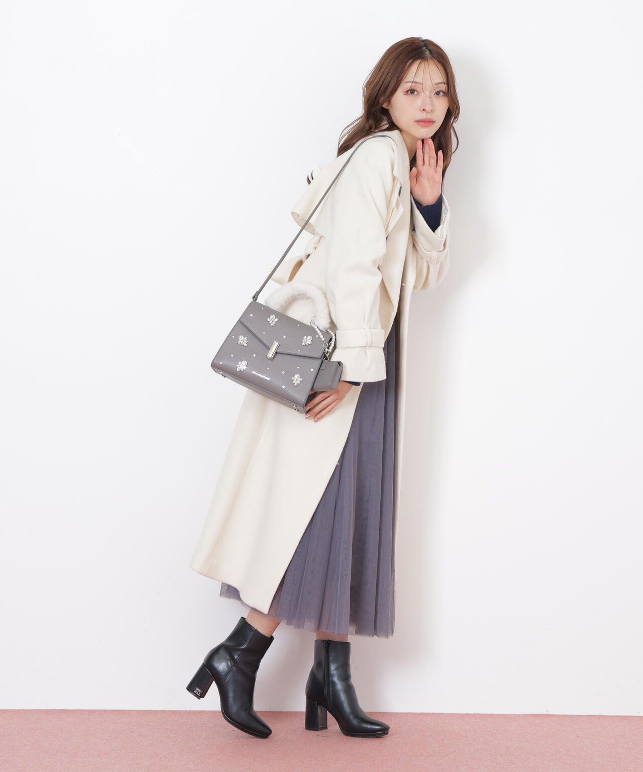 ランダムビジューファーハンドルバッグ | JILL by JILL STUART（ジル