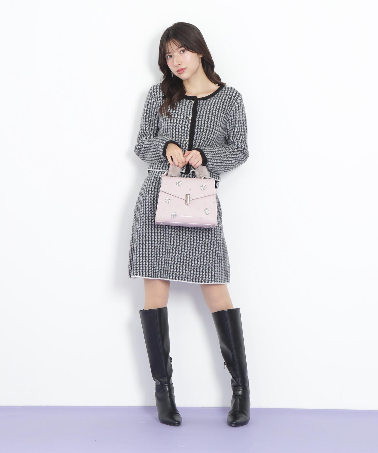 ランダムビジューファーハンドルバッグ | JILL by JILL STUART（ジル