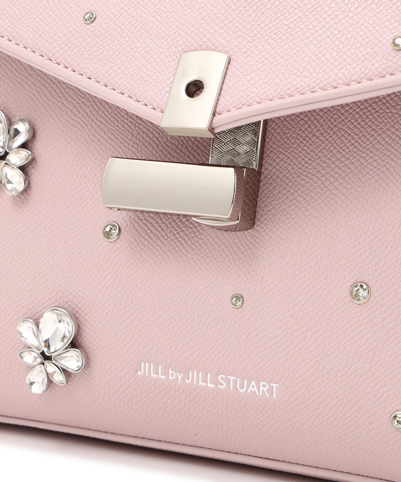 ランダムビジューファーハンドルバッグ