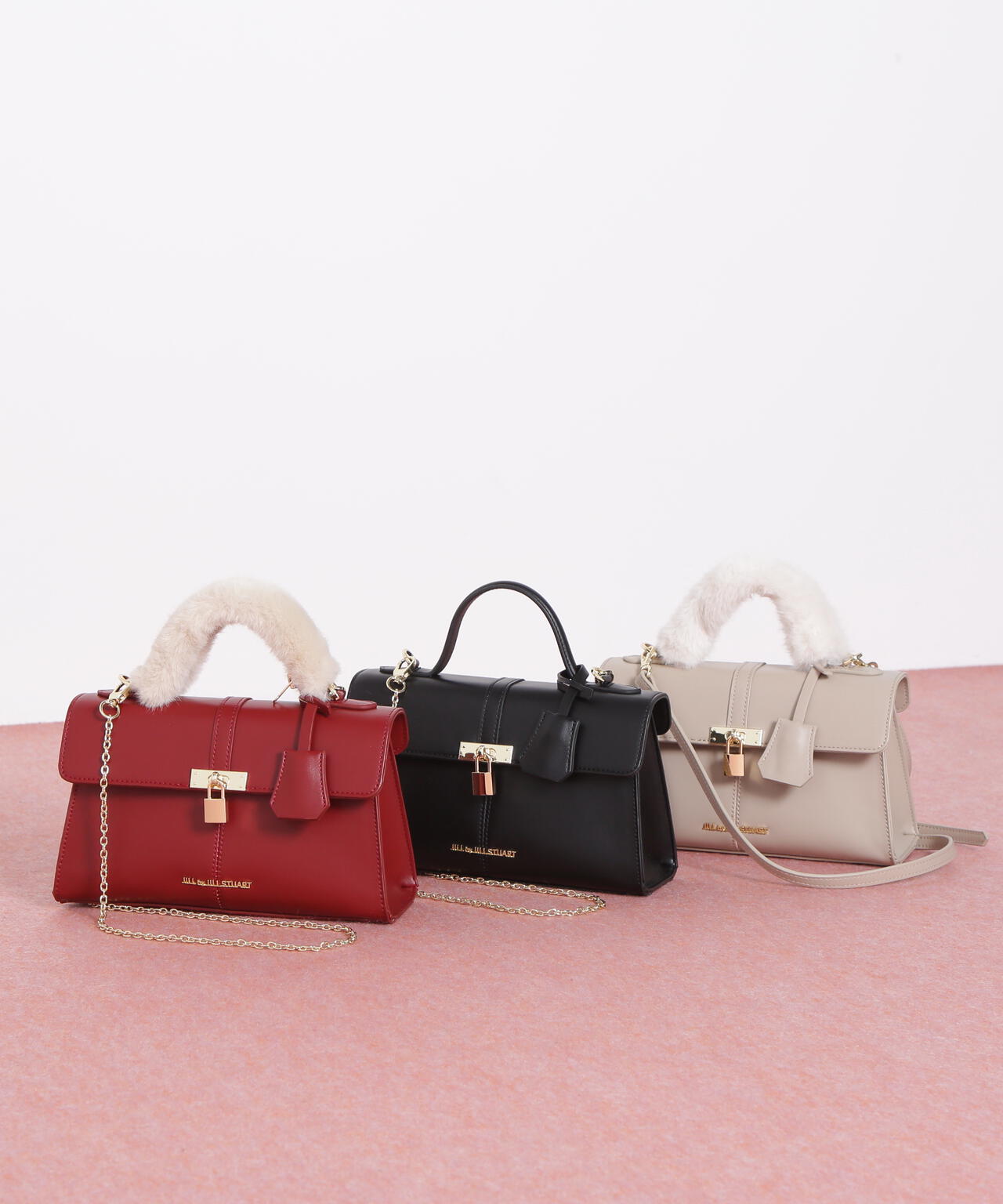 2wayハンドルフラップバッグ