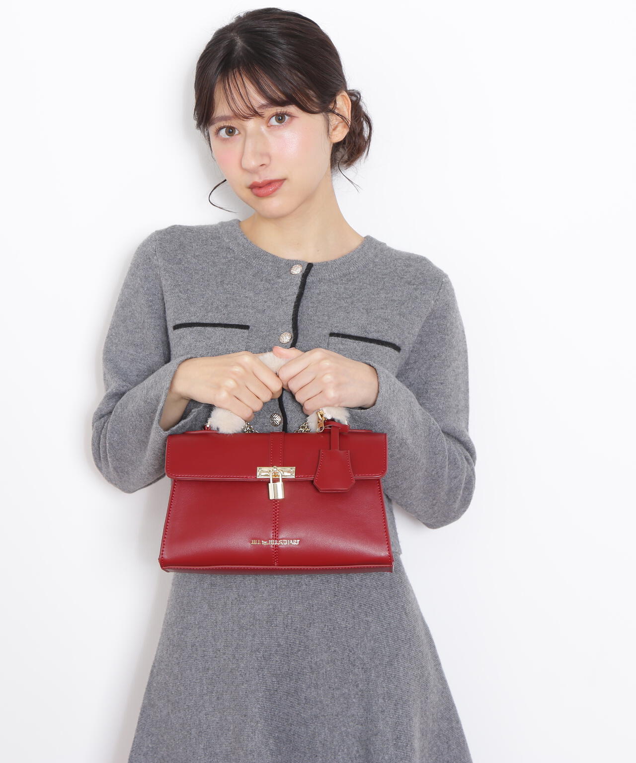 2wayハンドルフラップバッグ