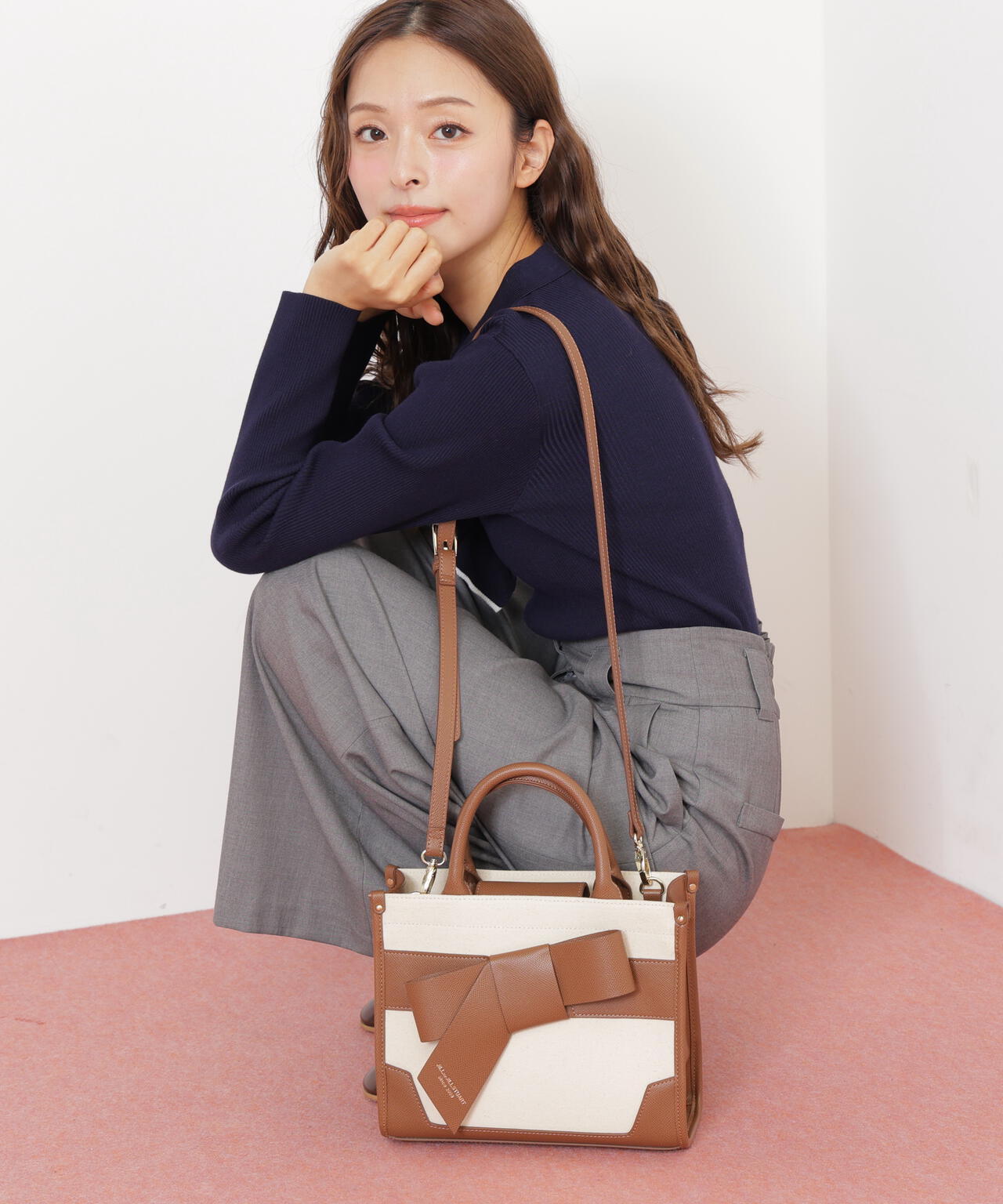 ＜リボンシリーズ＞コンビバッグ