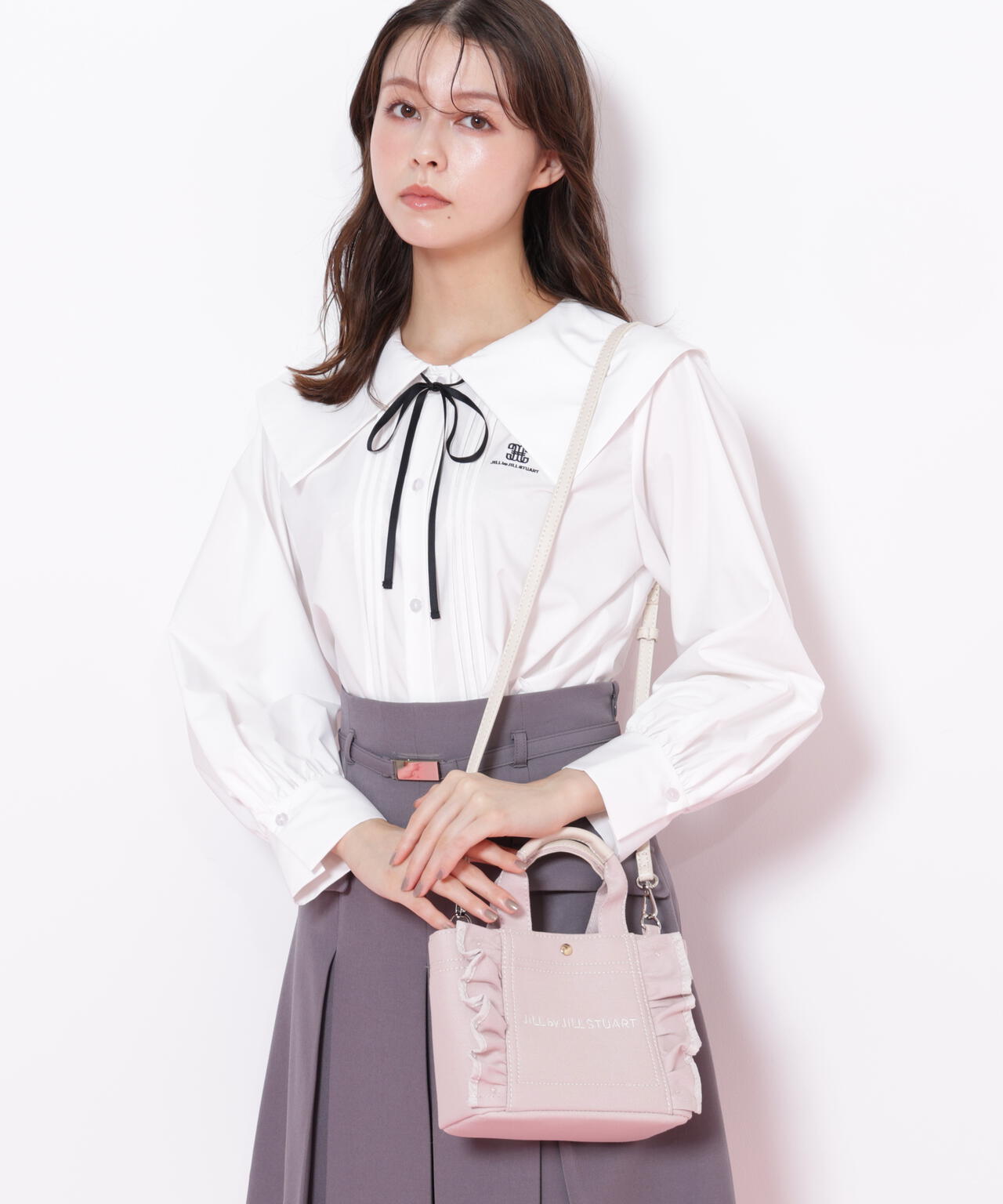 ＜フリルトートミニ＞ベーシック