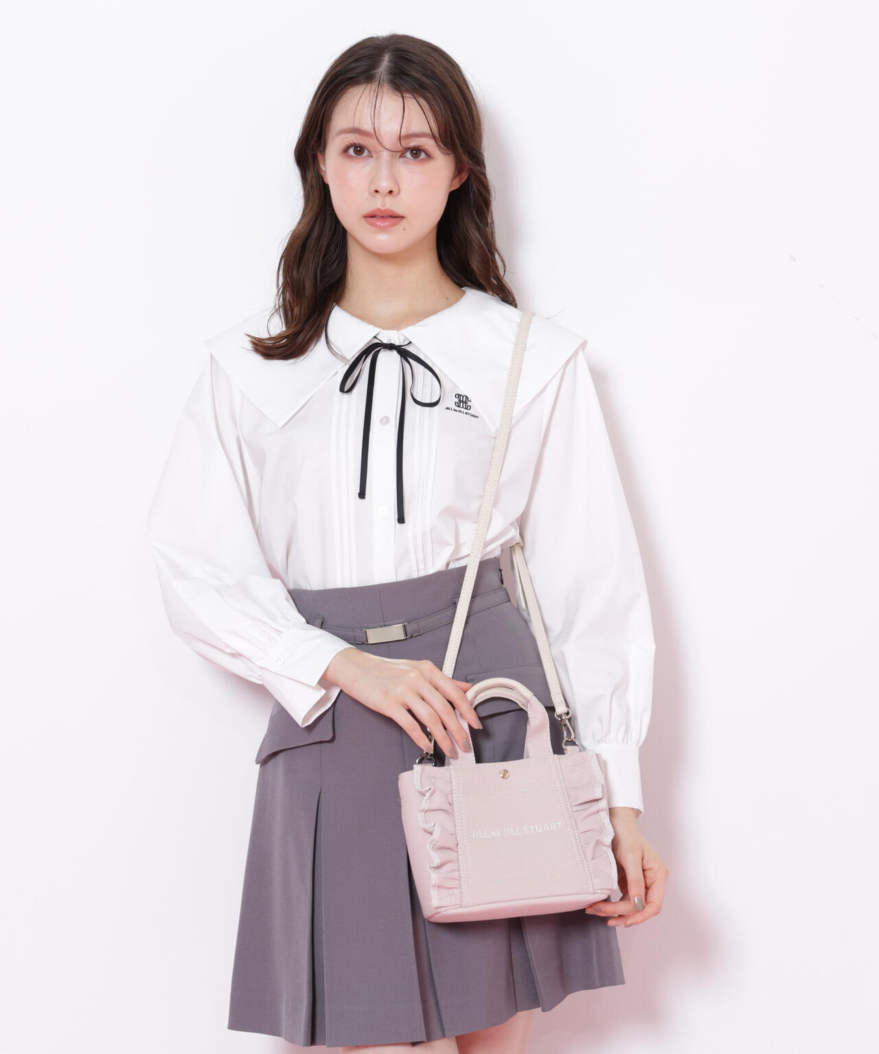 ＜フリルトートミニ＞ベーシック