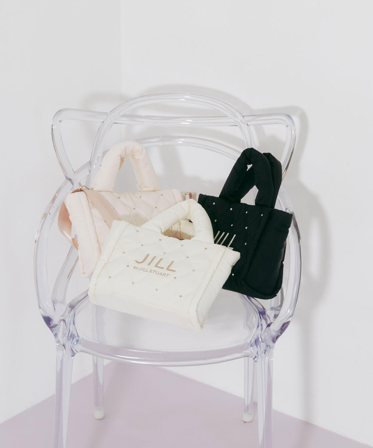 キルティングパフトートバッグ | JILL by JILL STUART（ジル バイ ジル