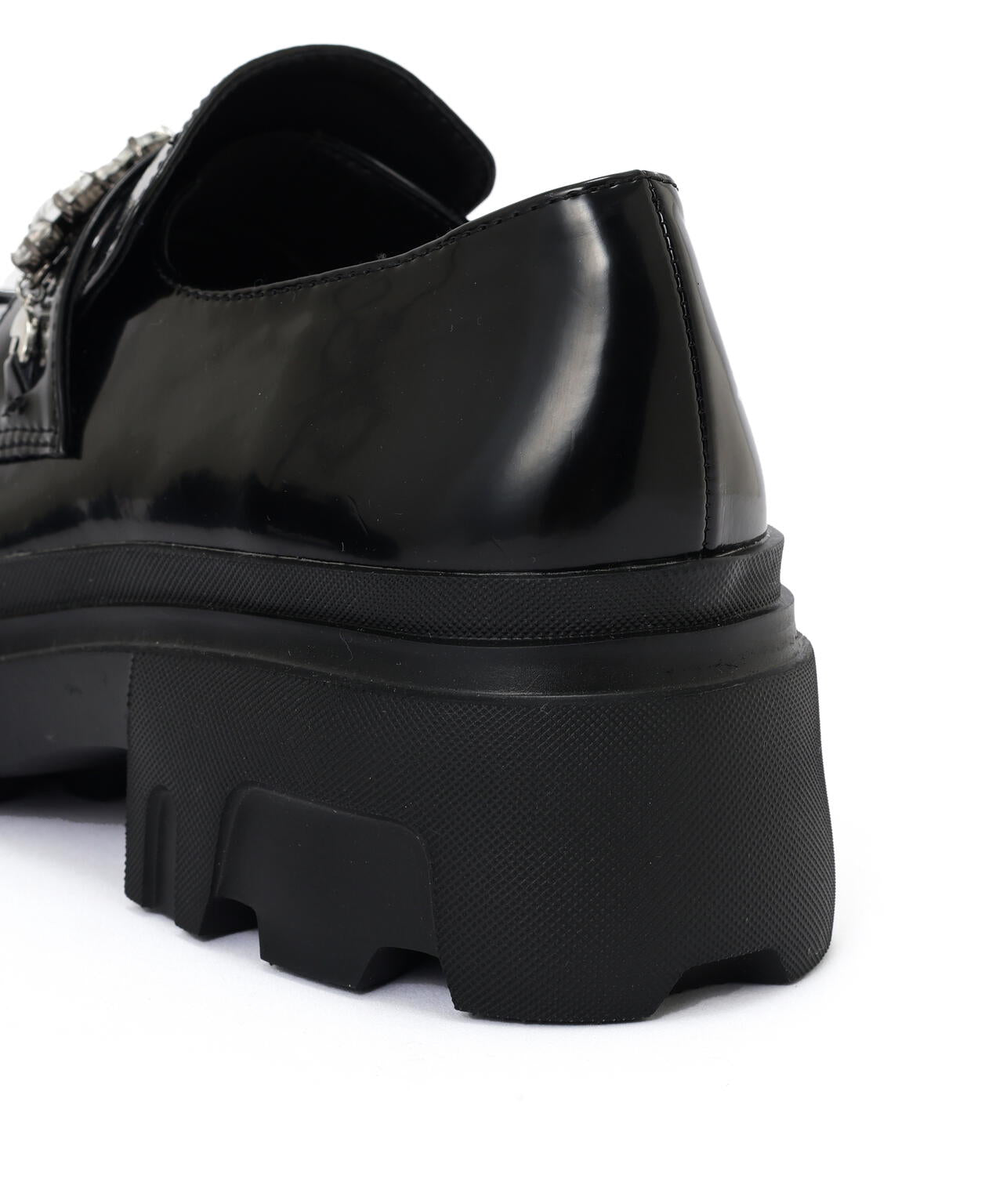 taiyoumama様美品JILL by JILLSTUART ロゴローファー 美品 JILL by JILLSTUART ロゴヒールローファー ブラック L