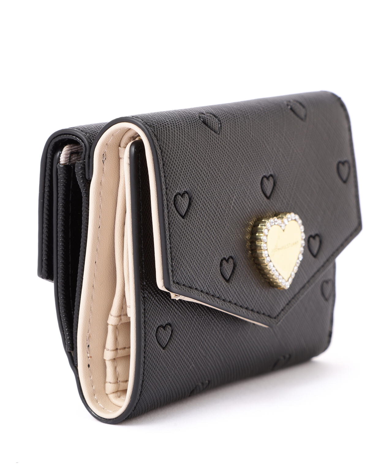 エンボスハートウォレット