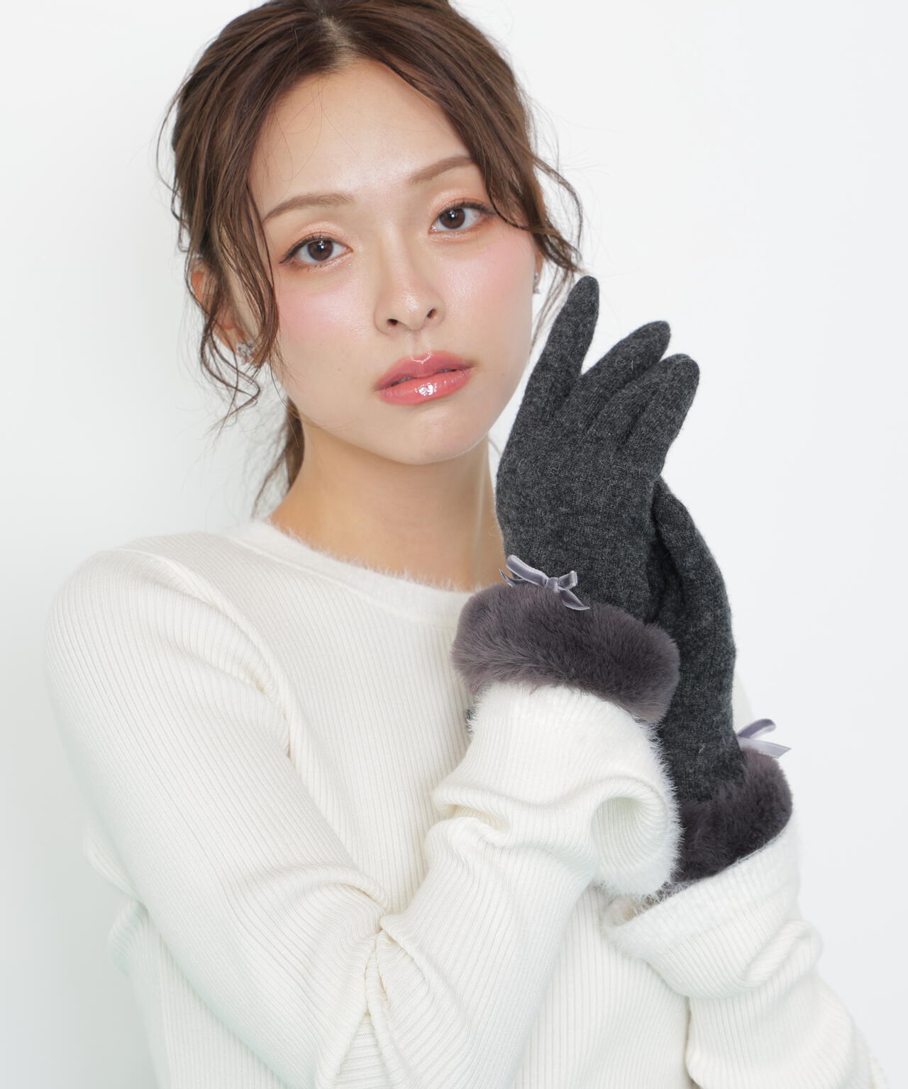 ベロアリボンジャージーグローブ