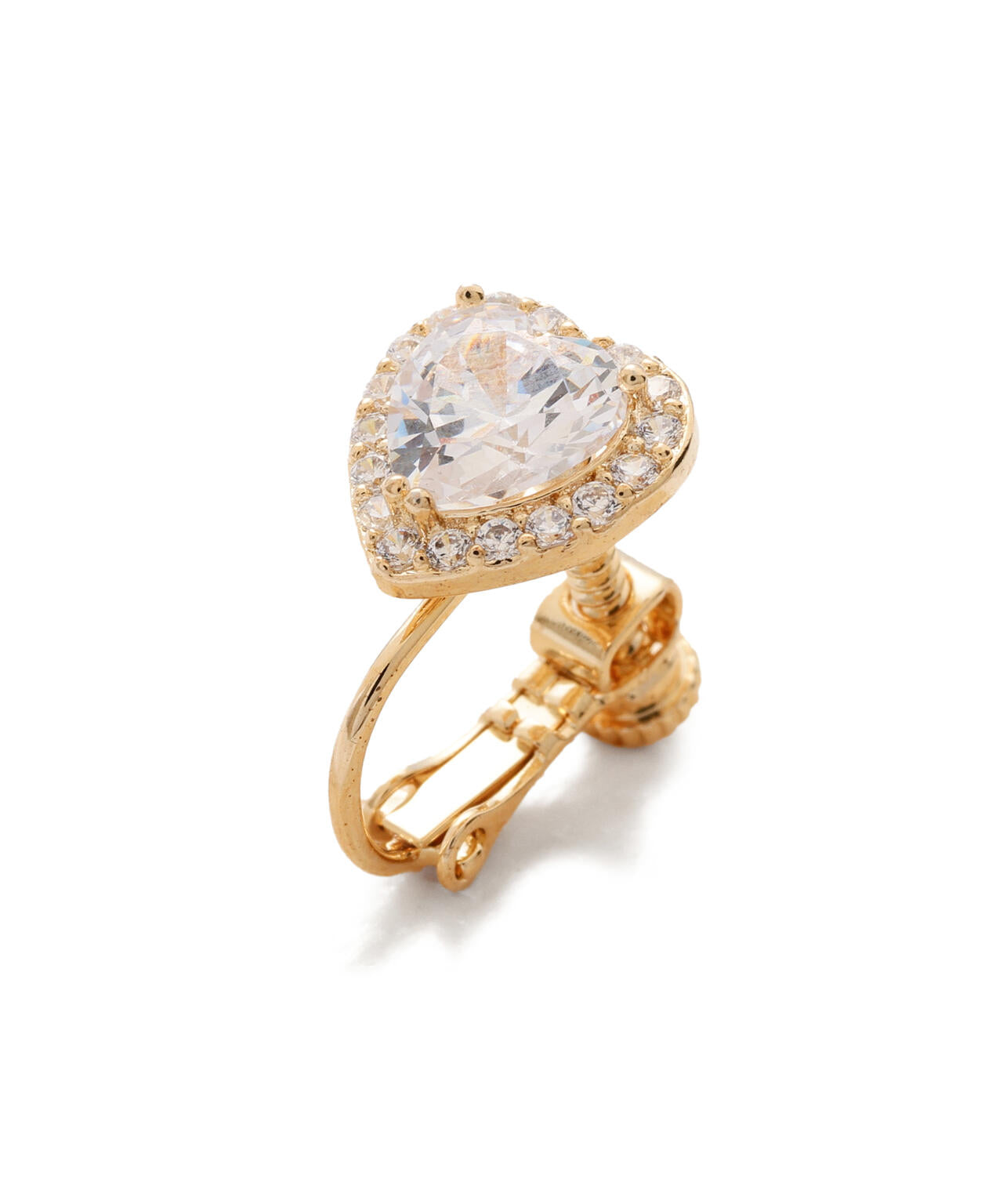 Cubicミニハートイヤリング | JILL by JILL STUART（ジル バイ ジル