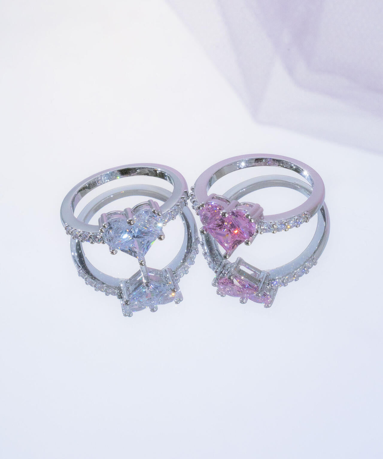 【中古品】ジルスチュアートリング Cubic ハートリング | JILL by JILL STUART（ジル バイ ジル