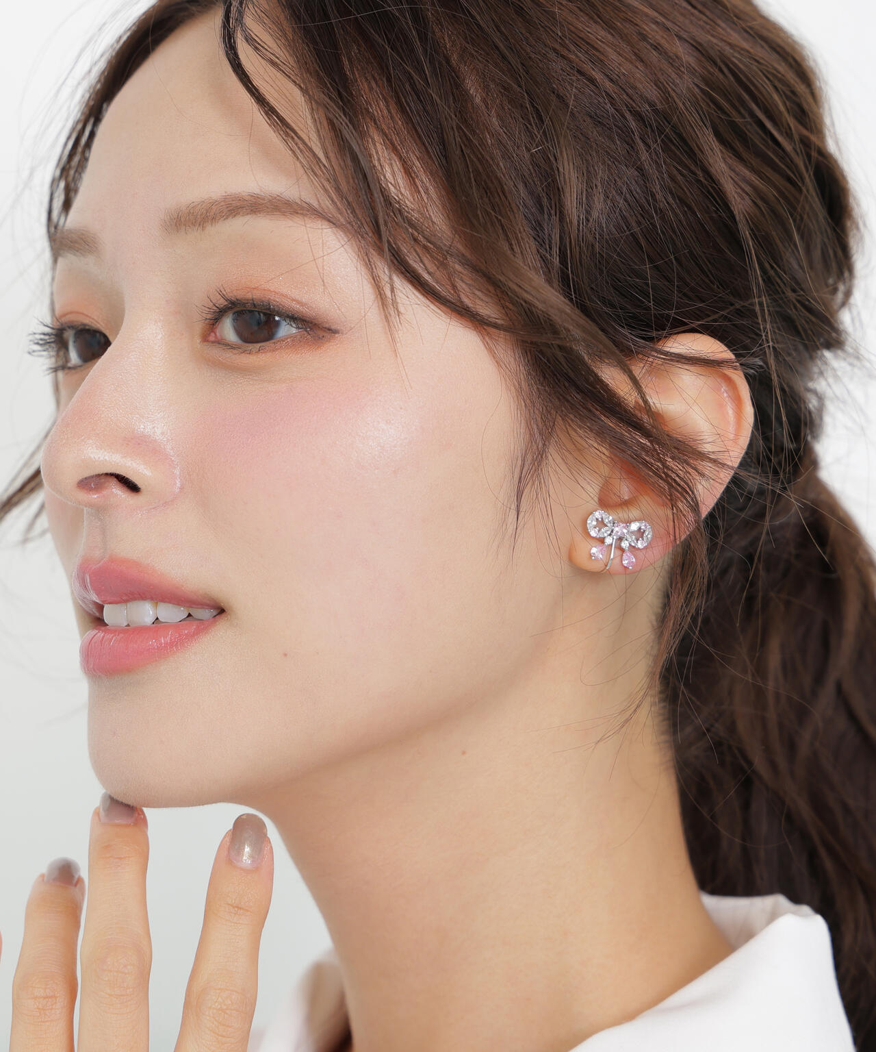 Cubic リボンイヤリング