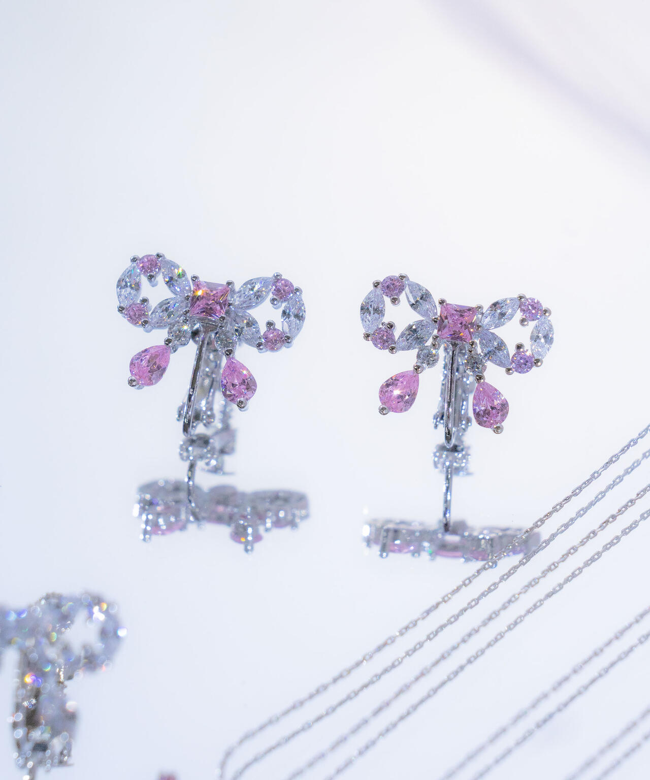 Cubic リボンイヤリング