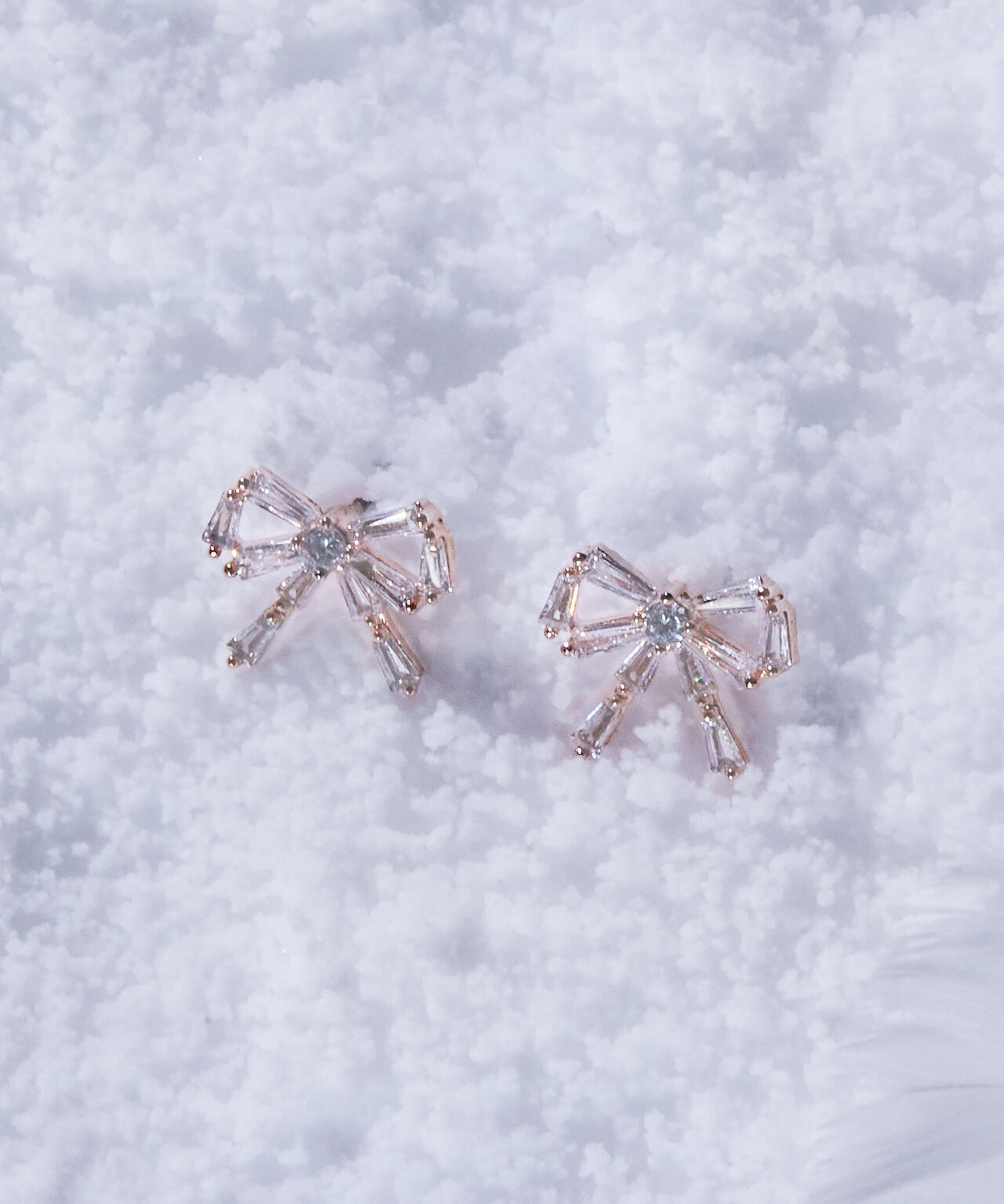 Cubic プチリボンピアス | JILL by JILL STUART（ジル バイ ジル