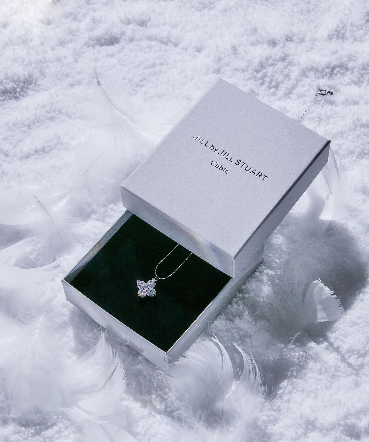 Cubic 大粒クローバーネックレス | JILL by JILL STUART（ジル バイ