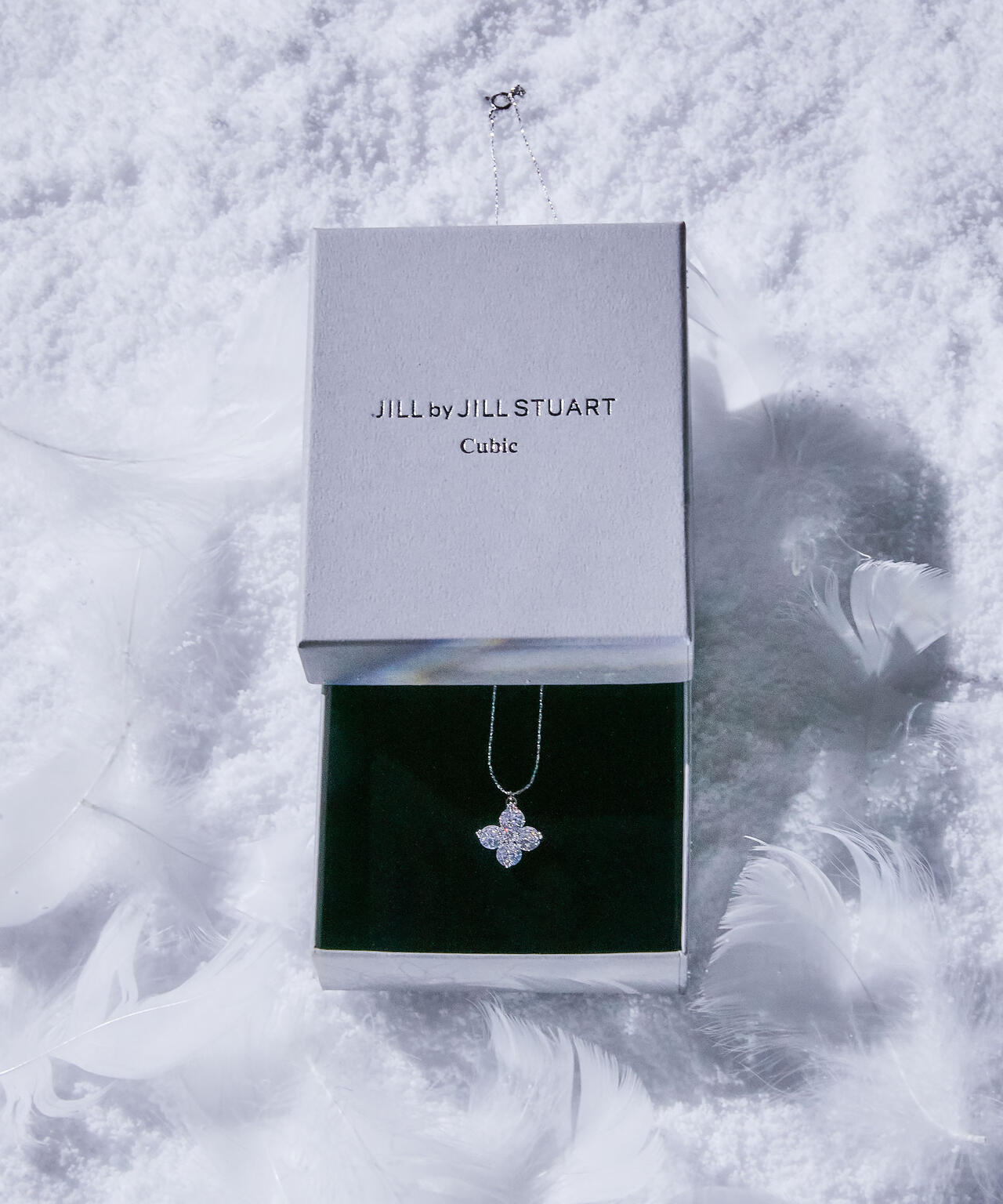 Cubic 大粒クローバーネックレス | JILL by JILL STUART（ジル バイ