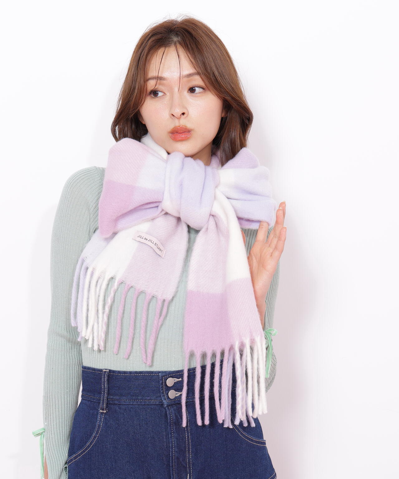 ブロックチェックストール | JILL by JILL STUART（ジル バイ ジル