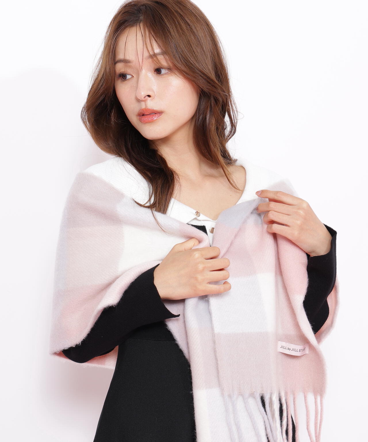 ブロックチェックストール