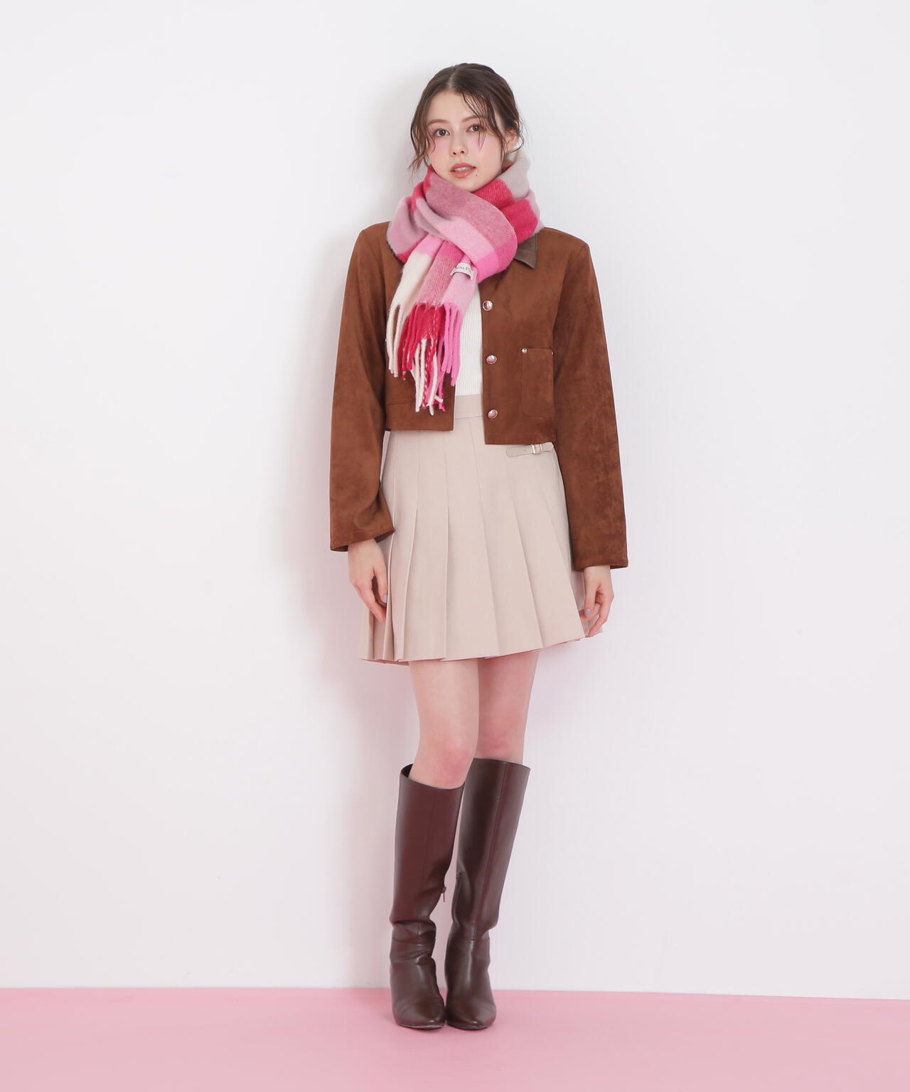 ブロックチェックストール | JILL by JILL STUART（ジル バイ