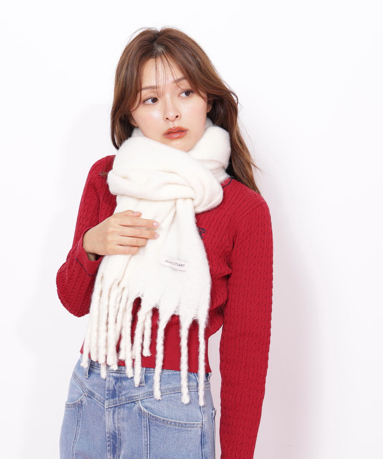 ループヤーンフラッフィーストール