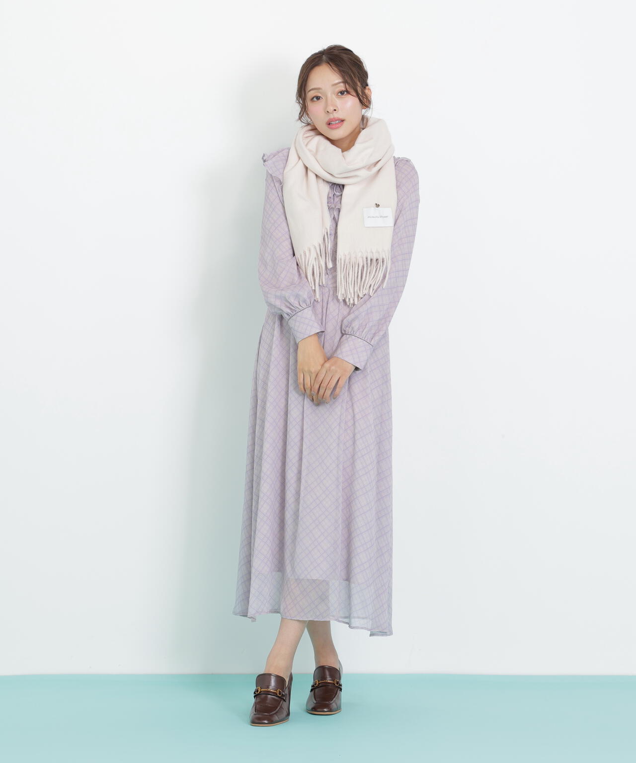 ハートトッピングストール