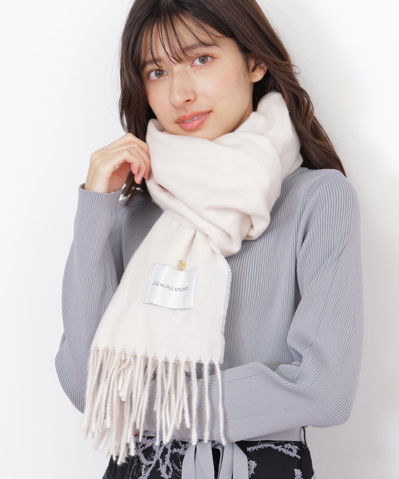 ハートトッピングストール