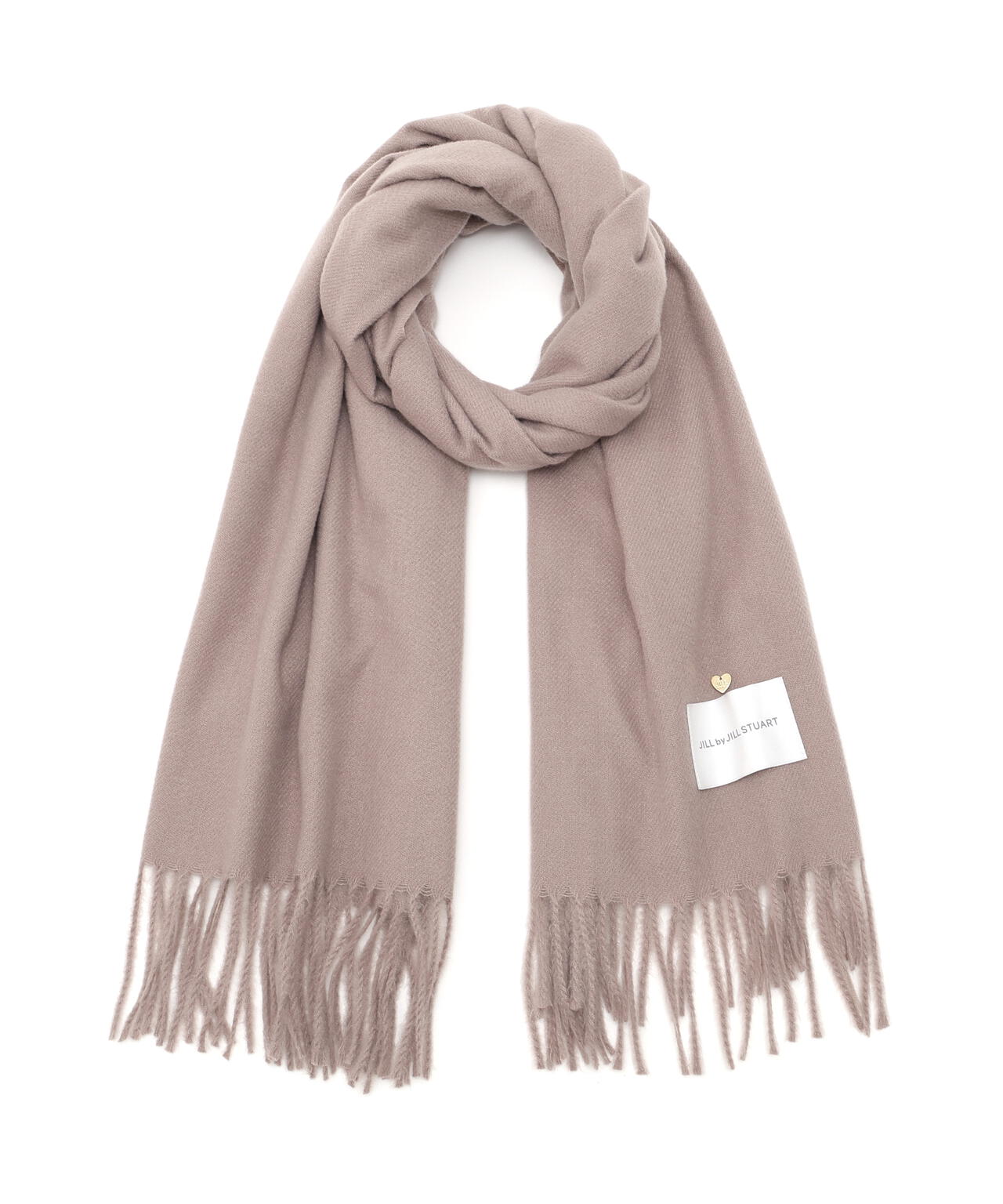 最終値下げ　新品　未開封　ジルスチュアート　アクリルストール　ピンク　今期　完売 WEB限定】ハートトッピングストール（ストール/ショール）｜JILL by