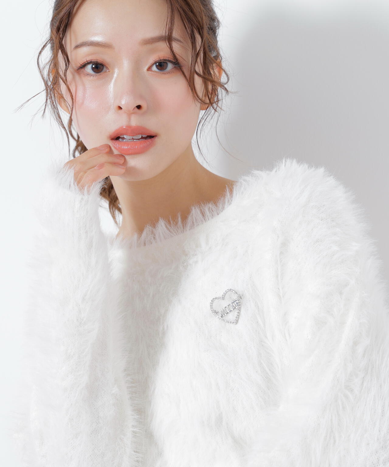 ハートビジューブローチ | JILL by JILL STUART（ジル バイ ジル