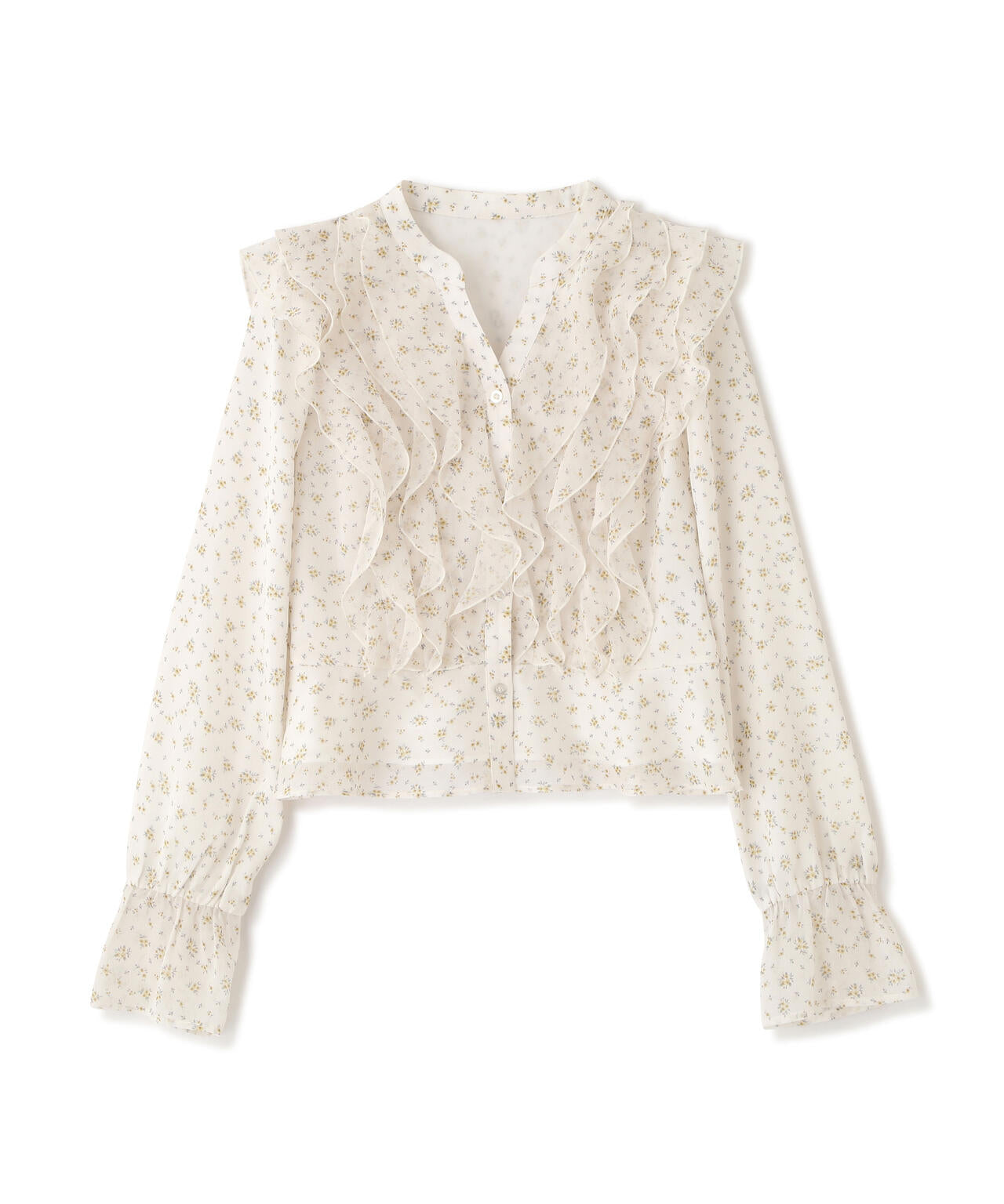 小花プリントフリルブラウス | JILL by JILL STUART（ジル バイ ジル