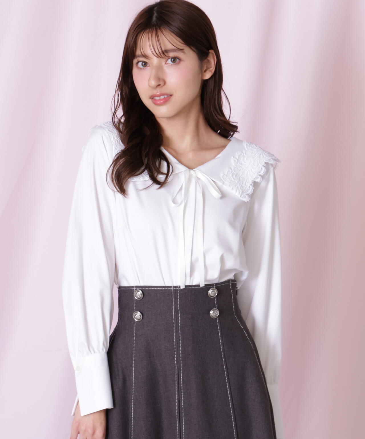 レースセーラーカラーブラウス | JILL by JILL STUART（ジル バイ ジル