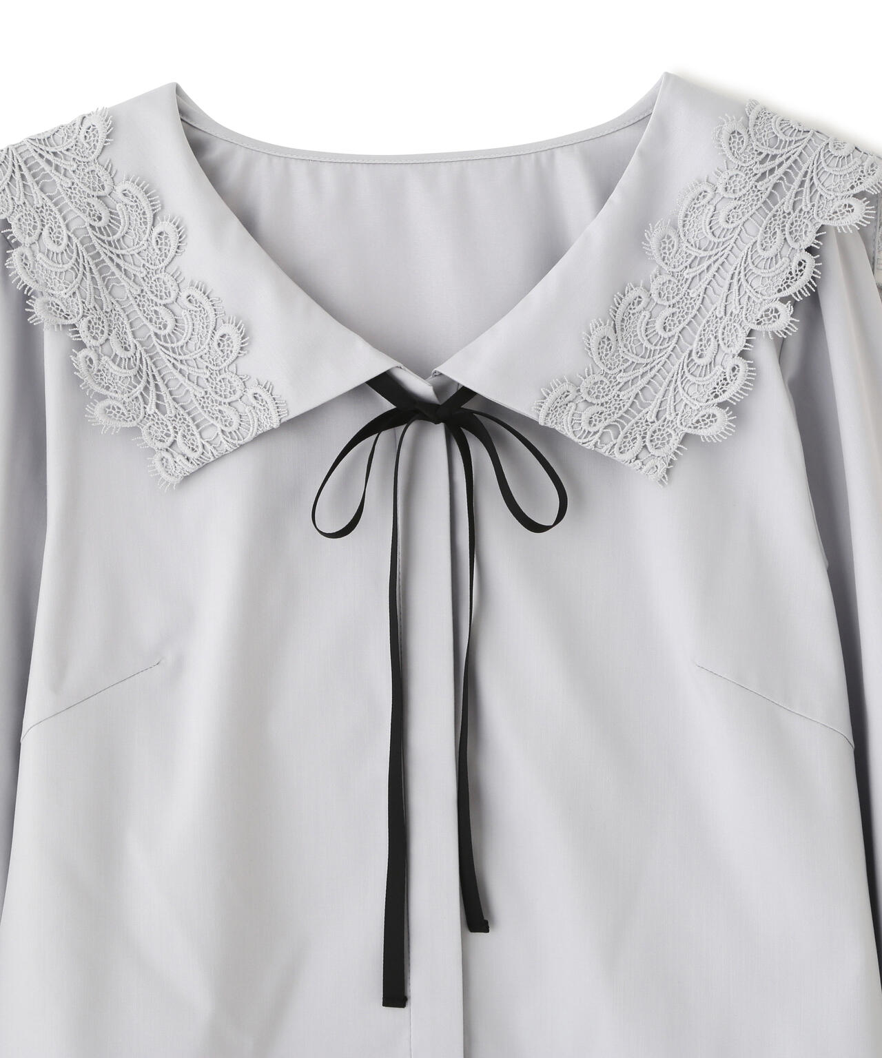 レースセーラーカラーブラウス