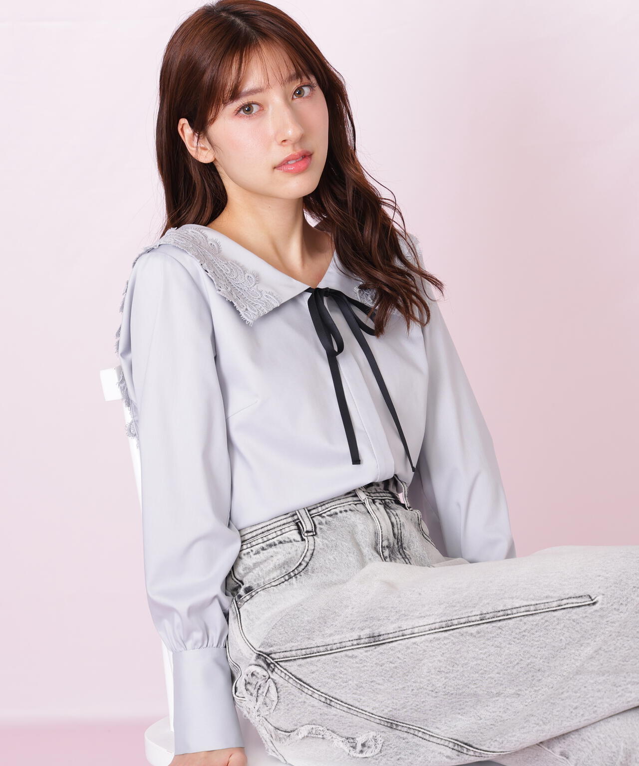 レースセーラーカラーブラウス | JILL by JILL STUART（ジル バイ ジル