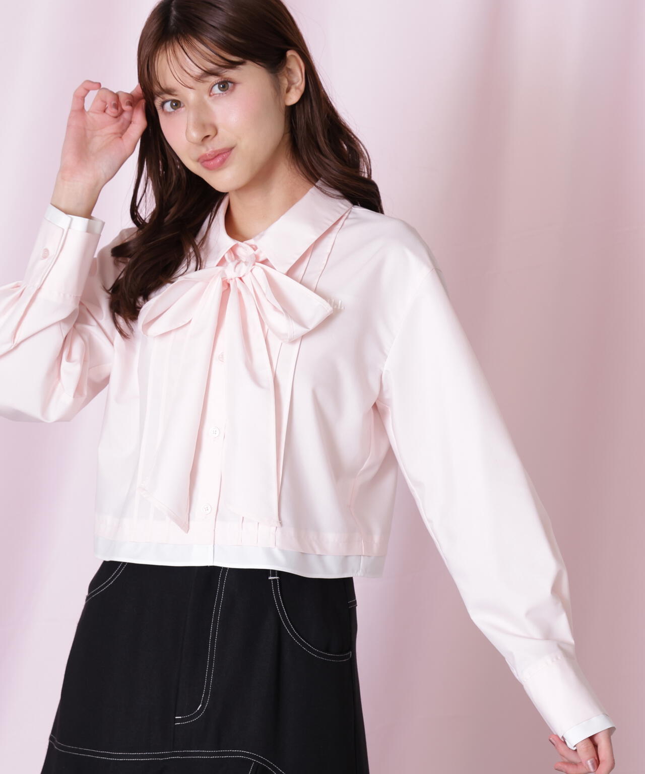 ヘムレイヤードクロップドシャツ | JILL by JILL STUART（ジル バイ