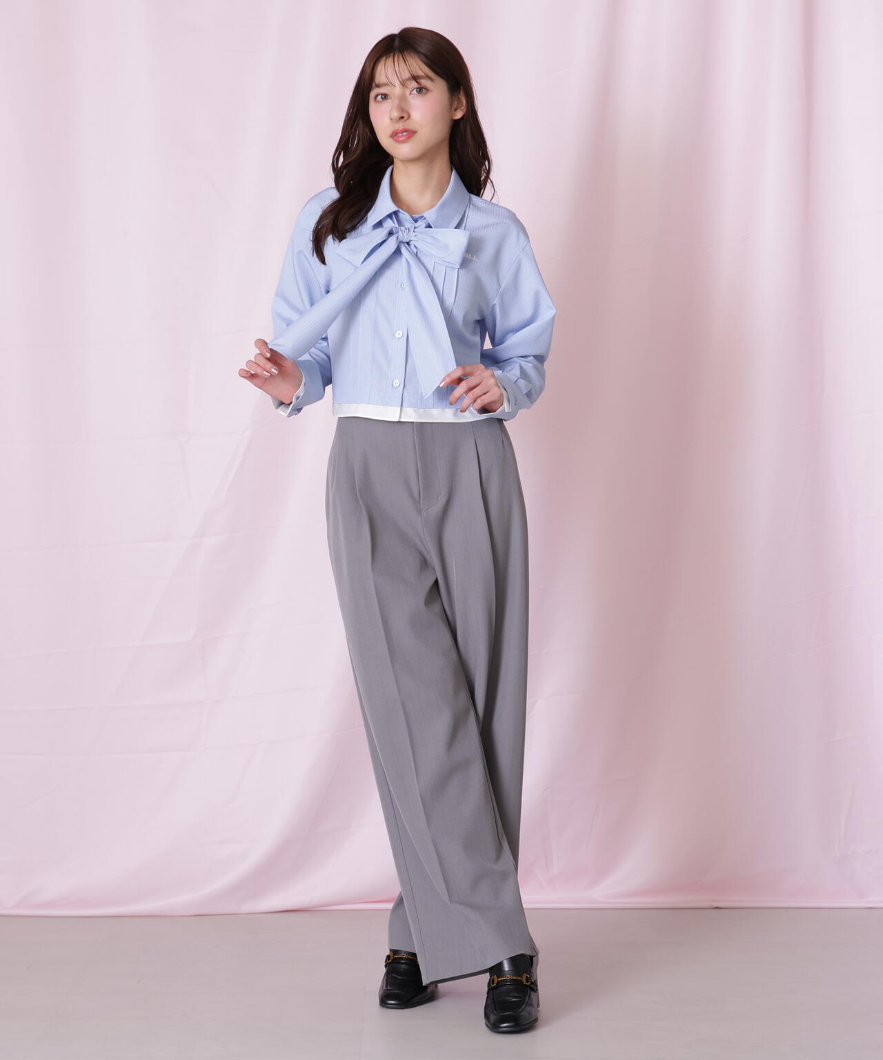 ヘムレイヤードクロップドシャツ | JILL by JILL STUART（ジル バイ