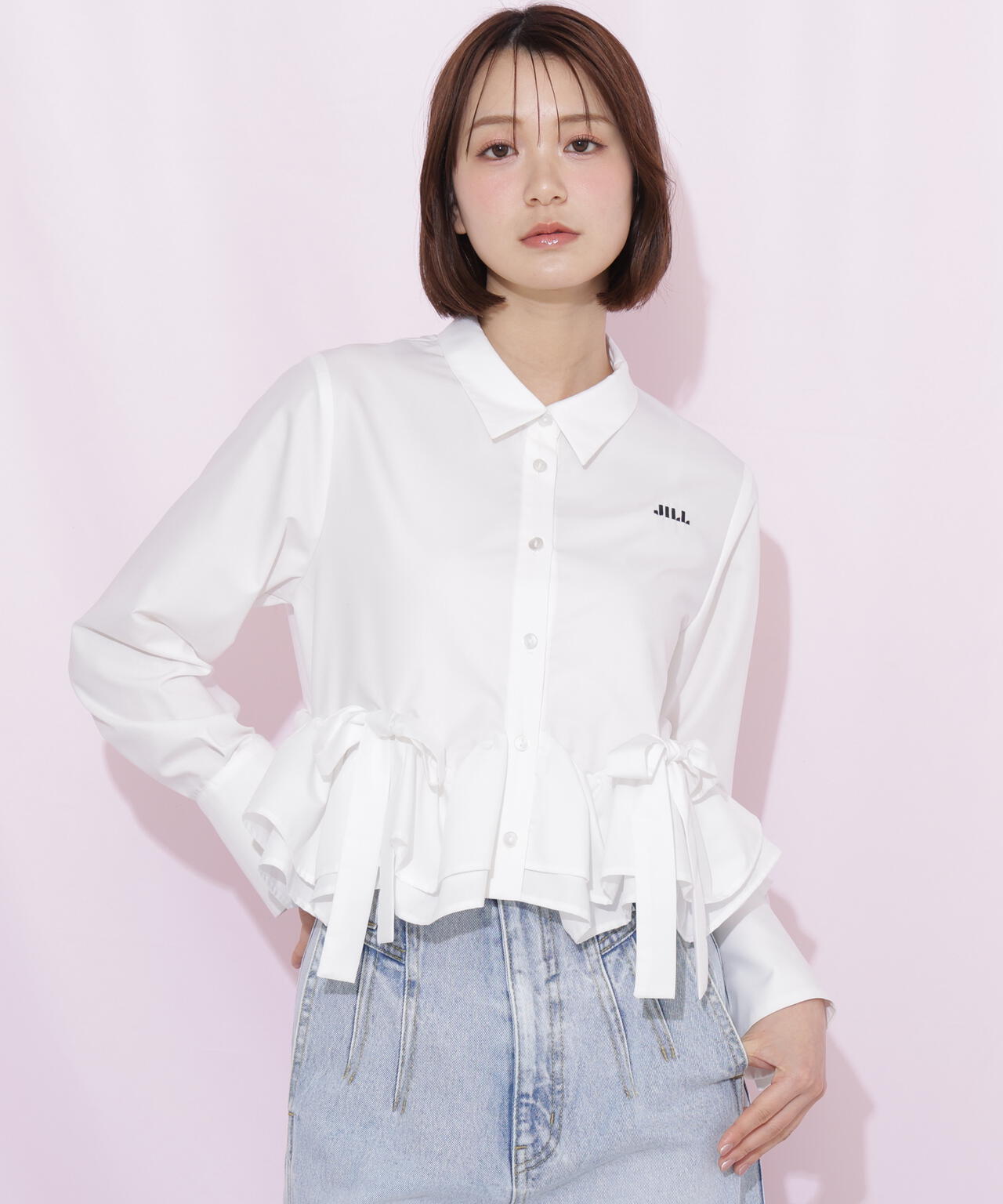 フリルヘムショートブラウス フリルヘムショートブラウス | JILL by JILL STUART（ジル バイ ジル