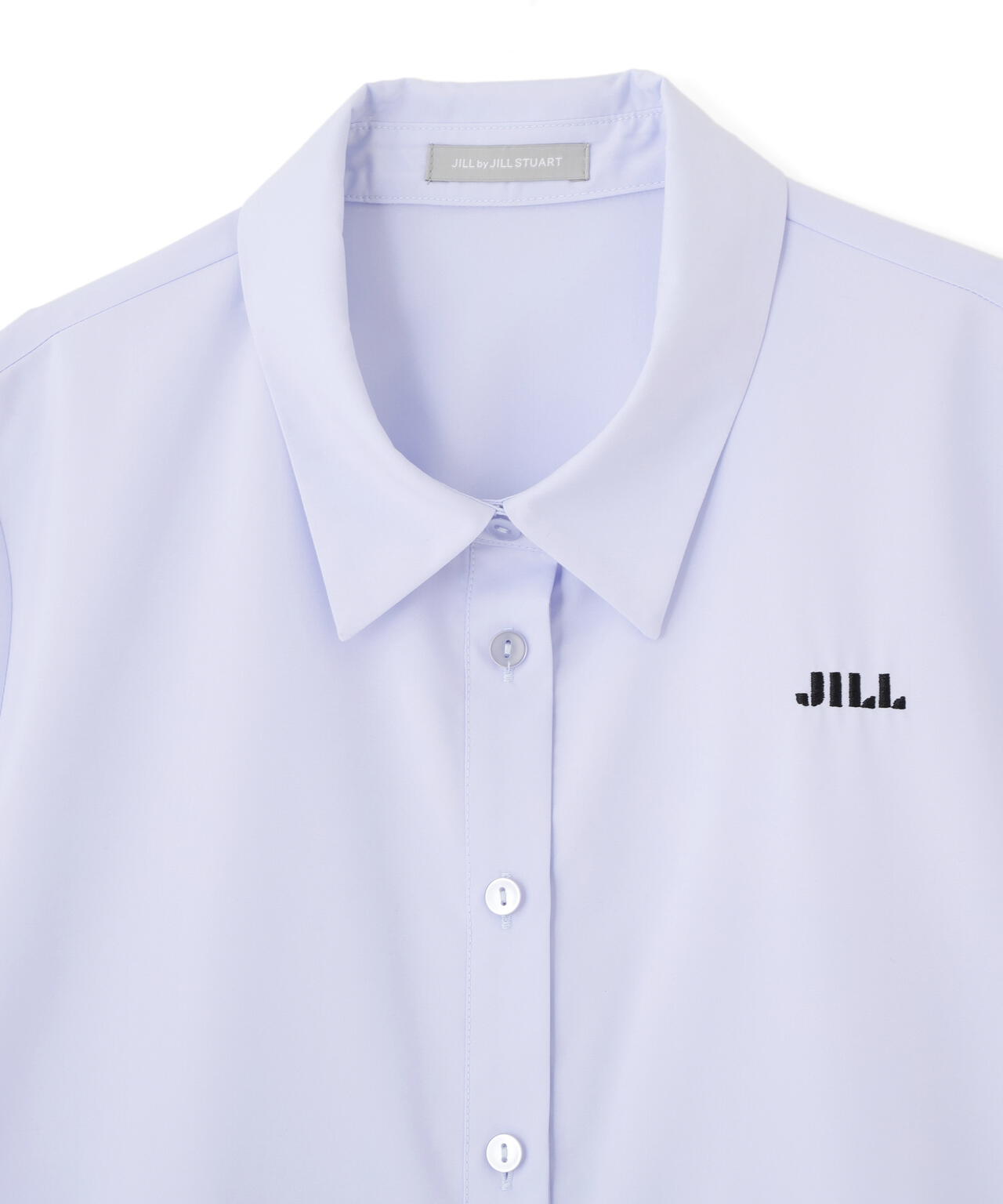 フリルヘムショートブラウス