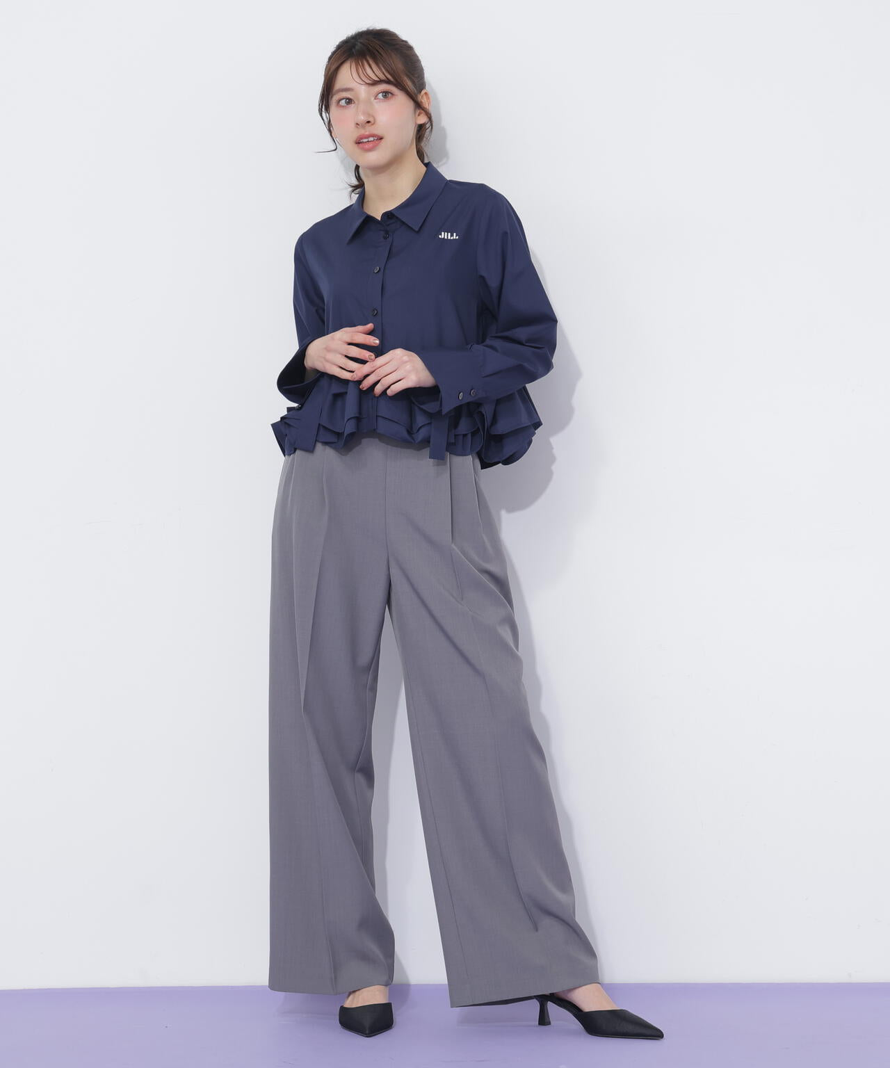 フリルヘムショートブラウス | JILL by JILL STUART（ジル バイ ジル