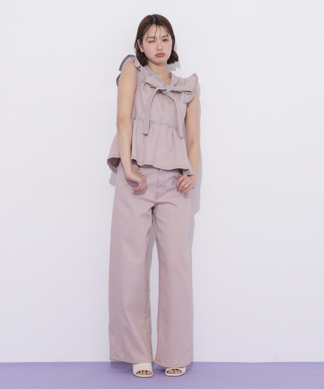 SOMETHING 別注デニムビスチェ | JILL by JILL STUART（ジル バイ ジル
