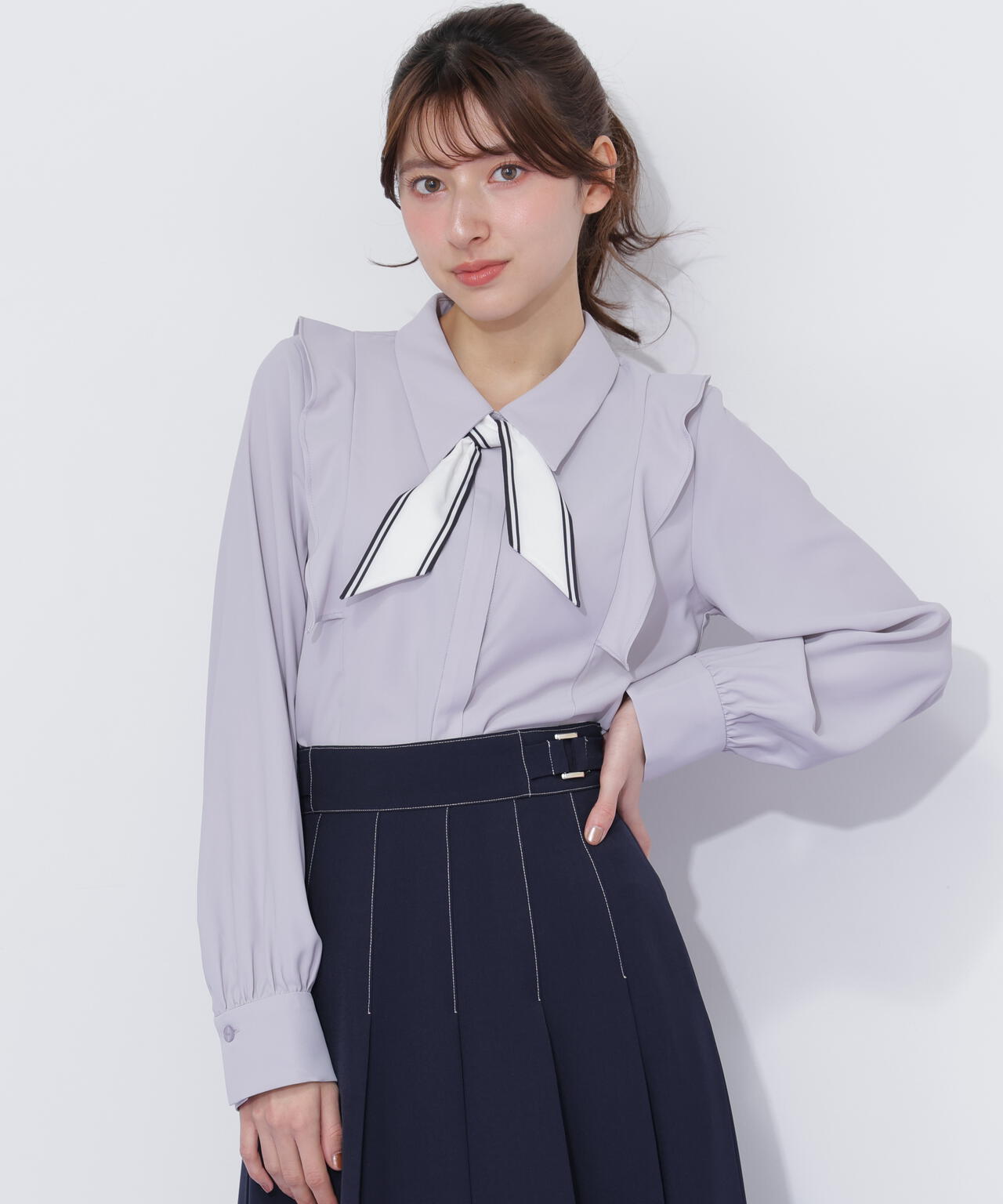 スカーフ付きブラウス | JILL by JILL STUART（ジル バイ ジル