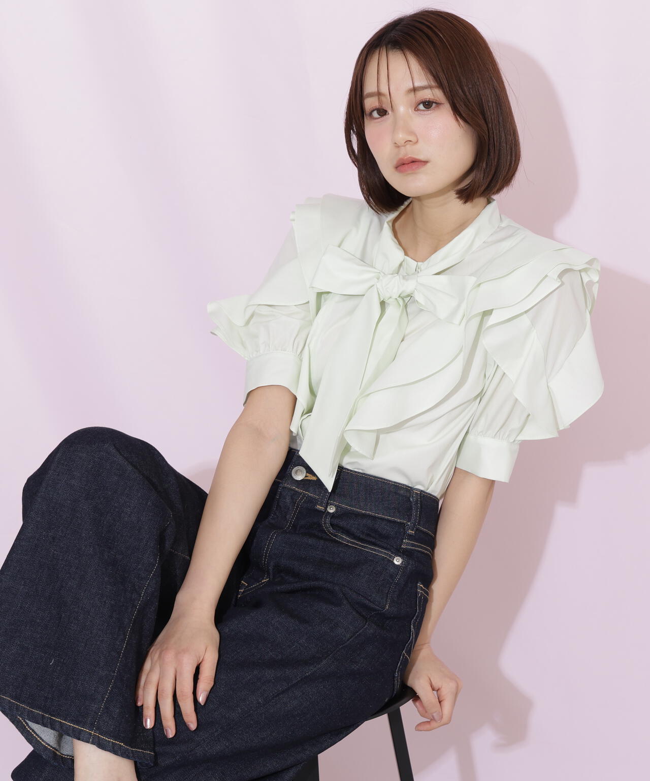 JILLSTUART♡ブラウス 楽天市場】【SALE／50%OFF】ハンドドローイングフラワーブラウス JILL