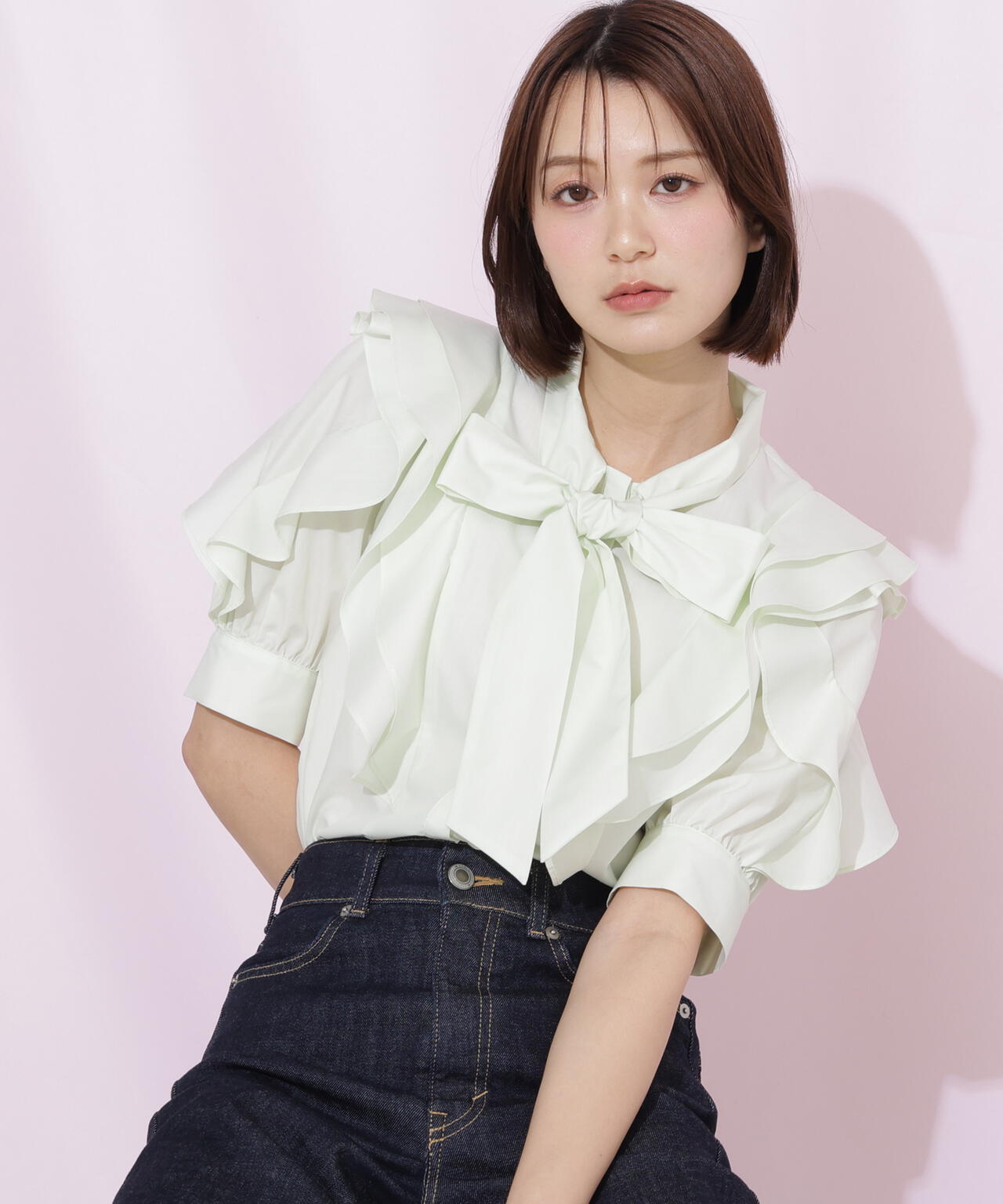 ビッグボウタイブラウス | JILL by JILL STUART（ジル バイ ジル