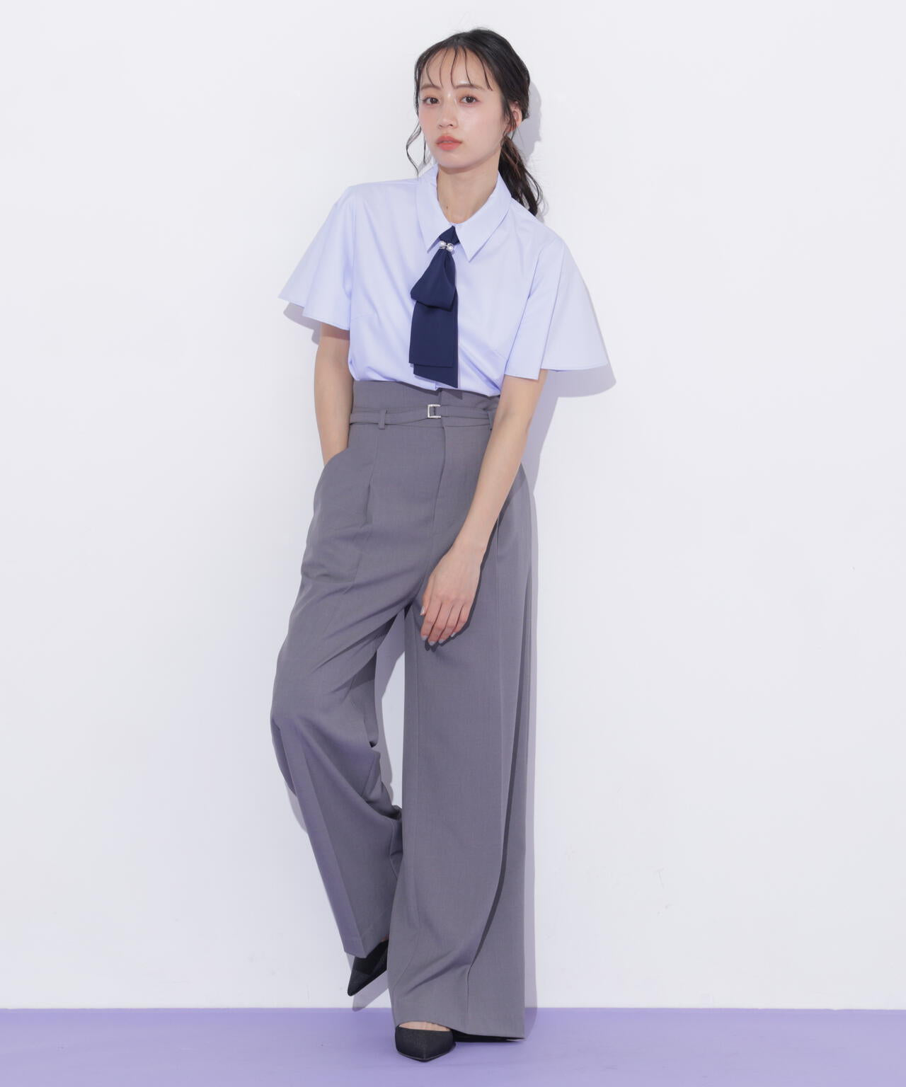 配色ボウタイブラウス | JILL by JILL STUART（ジル バイ ジル