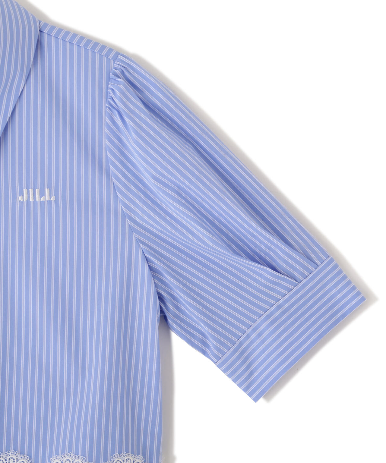 ヘムレース五分袖ブラウス | JILL by JILL STUART（ジル バイ ジル