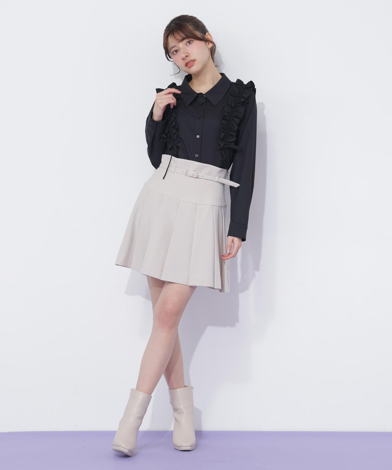 ショルダーフリルブラウス | JILL by JILL STUART（ジル バイ ジル