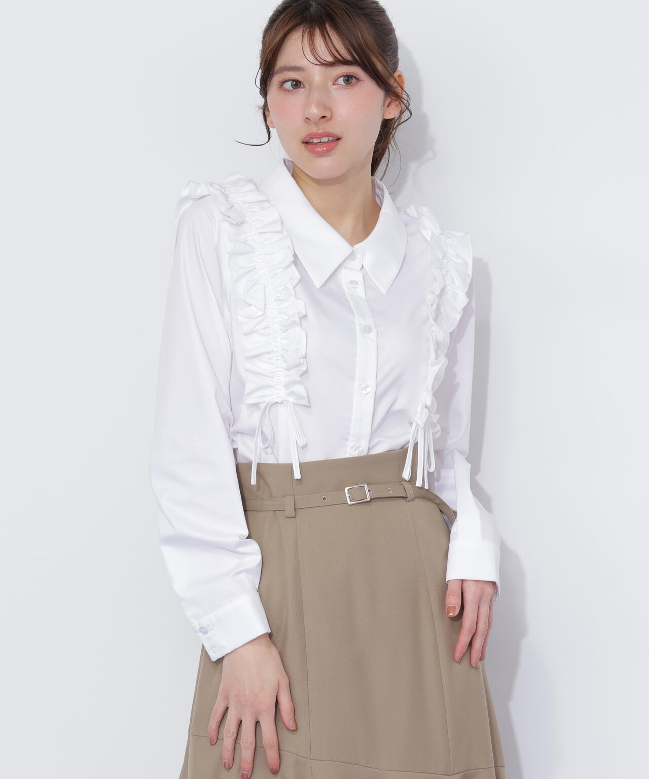 yoli シンプルフリルブラウス ショルダーフリルブラウス | JILL by JILL STUART（ジル バイ ジル